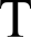 T - Letter T, Latin